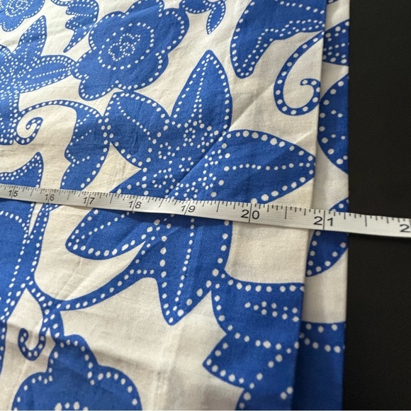 Lilly Pulitzer A-Line Skirt Fully Lined A-Line Blue White Fish Size 6 White Tag - Picture 6 of 7